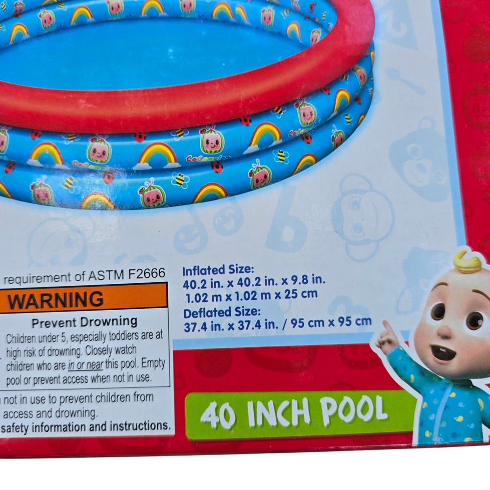 Blue and Red Inflatable Pool - Picture 6 of 9